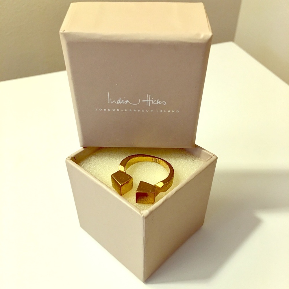 India Hicks Gold Statement Ring